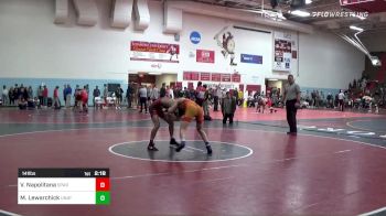 141 lbs Consi Of 8 #2 - Vince Napolitana, Spartan Combat RTC vs Mikey Lewarchick, Unattached