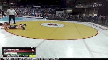 93 lbs Cons. Round 4 - Kalen Collins, Punisher Wrestling Company vs Grady Donegan, Snoqualmie Valley Wrestling Club