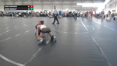 120 lbs Round 6 (8 Team) - Nash Edwards, Warner Elite vs Aiden Hensley, Ohio Gold