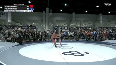 86 kg Champ. Rd Of 64 - Achilles Evans, Betterman Elite vs Elijah Hawes, Sanderson Wrestling Academy
