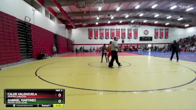 125 lbs Cons. Round 2 - Gabriel Martinez, Fresno State NCWA vs Caleb Valenzuela, Arizona Christian