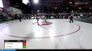 2A 152 lbs Semifinal - Eli Prather, Potlatch vs Joel Campbell, New Plymouth