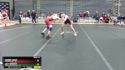 120 lbs Round 5 (10 Team) - Levi Wright, Noke Wrestling RTC vs Asher Cisar, Wolfpack WC