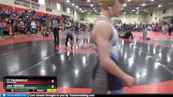 80 lbs Cons. Round 2 - Levi Zierden, Rogers Area Youth Wrestling Cl vs Ty Thunshelle, Grapplers