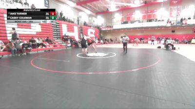 285 lbs Cons. Round 4 - Casey Coleman, Zillah vs Jake Turner, Zillah