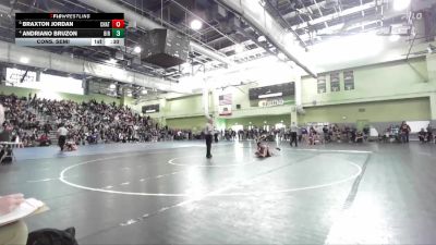 106 lbs Cons. Semi - Andriano Bruzon, BIRMINGHAM vs Braxton Jordan, CHATSWORTH