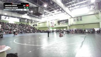 106 lbs Cons. Semi - Andriano Bruzon, BIRMINGHAM vs Braxton Jordan, CHATSWORTH