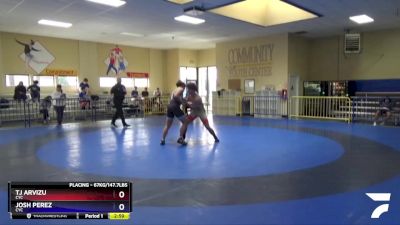 67kg/147.7lbs Quarterfinal - Tj Arvizu, CYC vs Josh Perez, CYC