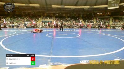 115 lbs Quarterfinal - Maddox Laymon, CP Wrestling vs Hayden Hutt, Moen Wrestling Academy