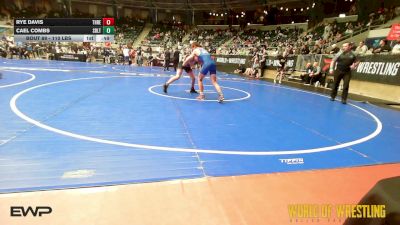 110 lbs Consi Of 8 #2 - Rye Davis, Threestyle vs Cael Combs, Sebolt Wrestling Academy