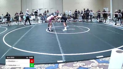 113 lbs Consi Of 32 #2 - Jayzon Sheldon, Elite WC Hawaii vs Colt Kalaukoa, Grapplers HI