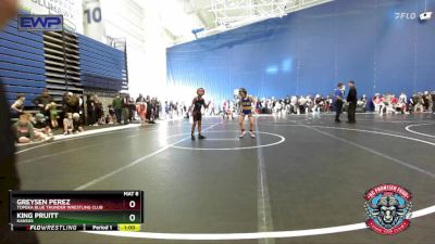 64-67 lbs Round 1 - Greysen Perez, Topeka Blue Thunder Wrestling Club vs King Pruitt, Kansas