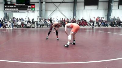 141 lbs 3rd Place - Isaac Quiles, Springfield vs Dominic Moyer, Coast Guard