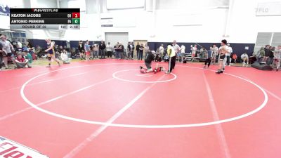C-160 lbs Round Of 32 - Keaton Jacobs, OH vs Antonio Perkins, PA