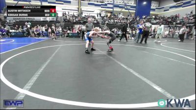 73 lbs Quarterfinal - Austin Mittasch, Morrison Takedown Club vs Keegan Burns, Grover Rains Wrestling Club