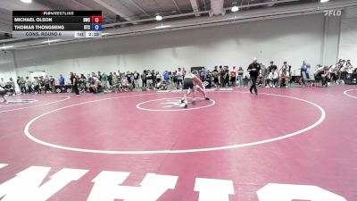 65 lbs Cons. Round 6 - Michael Olson, Bison Wrestling Club vs Thomas Thongseng, Burg Training Center