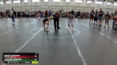 64 lbs Round 2 (8 Team) - Wyatt Eastman, Brawler Elite vs Suncera Dickman, Contenders WA Blue