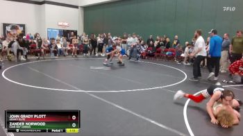 107 lbs Quarterfinal - Zander Norwood, Cane Bay Cobras vs John Grady Plott, Legacy Elite