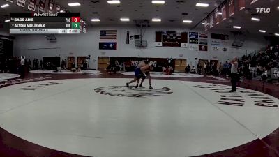 184 lbs Cons. Round 2 - Sage Adie, Pacific (or) vs Alton Mullinax, Aurora Universtiy