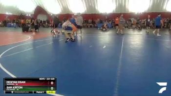 221-225 lbs Round 3 - Sam Kirton, Elk River vs McKyan Egan, Waukon