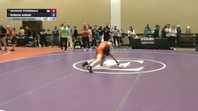 98 lbs Cons. Sub-semis - Jackson Fitzgerald, The Wrestling Atelier vs Subhan Ahmad