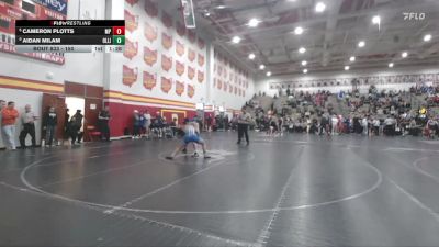 150 lbs Cons. Semi - Cameron Plotts, Massillon Perry vs Aidan Milam, Olentangy Liberty