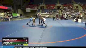 113 lbs Placement Matches (8 Team) - Tyson Klabo, E2-Valley City vs Stetson Gisselbeck, E1-West Fargo Sheyenne