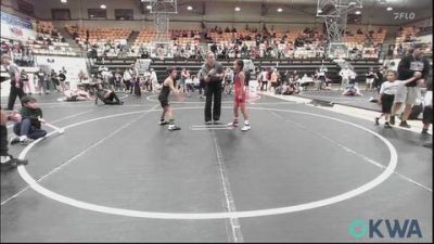 70-73 lbs Rr Rnd 2 - Zayley Martinez, Tuttle Wrestling Club vs Braydon West, Midwest City Bombers Youth Wrestling Club