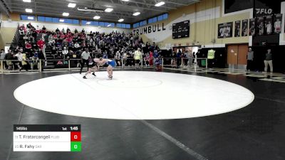 145 lbs Round Of 32 - Tyler Fratarcangeli, Fairfield Ludlowe vs Rowan Fahy, Darien