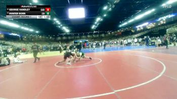 215 lbs Champ. Round 1 - Hunter Born, St. John Neumann vs George Handley, Carolina Forest