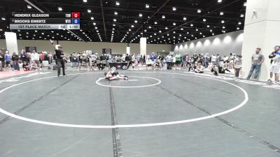 71 lbs 1st Place Match - Hendrix Gleason, TCW vs Brooks Ewertz, Wichita Training Center
