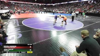 D3-220 lbs Cons. Semi - Deven Soerens, Cedar Grove-Belgium vs Ezra Ducat, Kewaunee