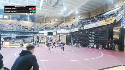 165 lbs Quarterfinal - Corbin Reisz, Nebraska-Kearney vs Gable Gross, Air Force Prep