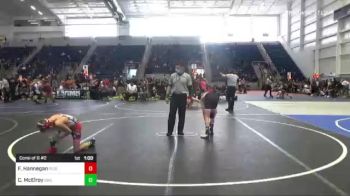 88 lbs Consi Of 8 #2 - Finnian Hannegan, Reign WC vs Caleb McElroy, Driller WC
