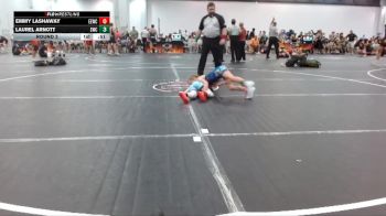 48 lbs Round 3 - Emmy Lashaway, Eastwood Eagle Wrestling Club vs Laurel Arnott, Seymour Wrestling Club