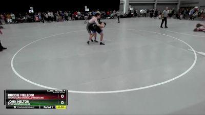 175 lbs Cons. Round 4 - Brodie Melzoni, Young Guns Nashville Wrestling vs John Helton, Ryse Wrestling Club