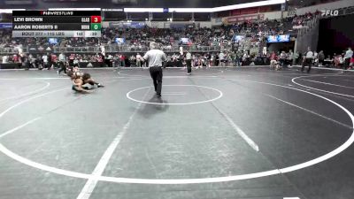 115 lbs Consi Of 16 #2 - Levi Brown, Gladiator Elite vs Aaron Roberts II, Winnetonka Youth
