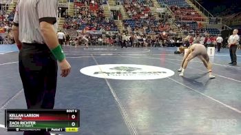 139 lbs Cons. Round 2 - Kellan Larson, Williston vs Zach Richter, Bismarck St Mary`s