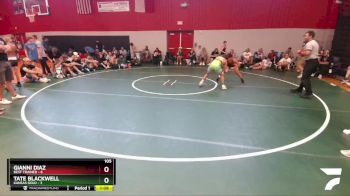 105 lbs Round 3 (6 Team) - Gianni Diaz, Best Trained vs Tate Blackwell, Kansas Gold