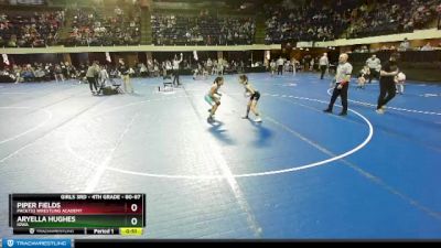 80-87 lbs Semifinal - Piper Fields, Pack732 Wrestling Academy vs Aryella Hughes, Iowa