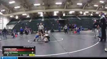 70 lbs Finals (2 Team) - Carson Foote, Midwest Destroyers vs Jesse Rothanzl, Jr Titans