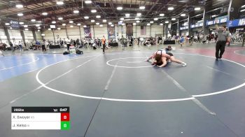 285 lbs Consolation - Xander Swoyer, KS vs JT Kelso, IA