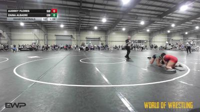 112 lbs Quarterfinal - Audrey Flores, Raw Wrestling Club vs Zaina Albadri, Greater Heights Wrestling