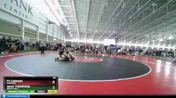 157 lbs Cons. Round 7 - Ty Carman, Herriman vs Seiya Thompson, Bishop Kelly