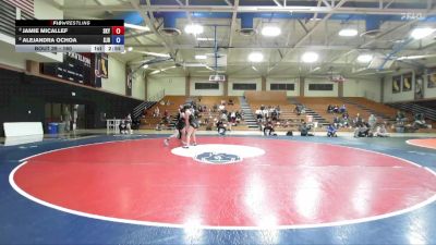 160 lbs Round 3 - Jamie Micallef, Skyline vs Alejandra Ochoa, San Joaquin Delta