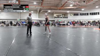 130 lbs Quarterfinal - Anne Schulz, Lebanon High School vs Aubrie Rohrbacher, Huntley