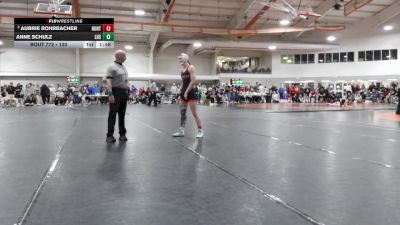 130 lbs Quarterfinal - Anne Schulz, Lebanon High School vs Aubrie Rohrbacher, Huntley