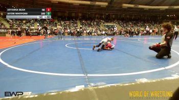 54 lbs Quarterfinal - Aryanna Bean, Viking Wrestling Club (IA) vs Jayzie Whitford, Sanderson Wrestling Academy