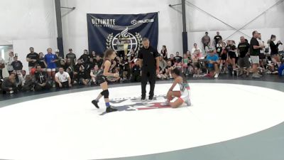 31 lbs Quarterfinal - Arya Rogue Gutierrez, Surfside Girls - W vs Juliana Matteo, Mat Demon - W