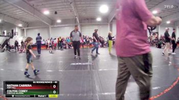 45 lbs Champ. Round 1 - Colton Corey, Carolina Reapers vs Nathan Cabrera, Fort Mill